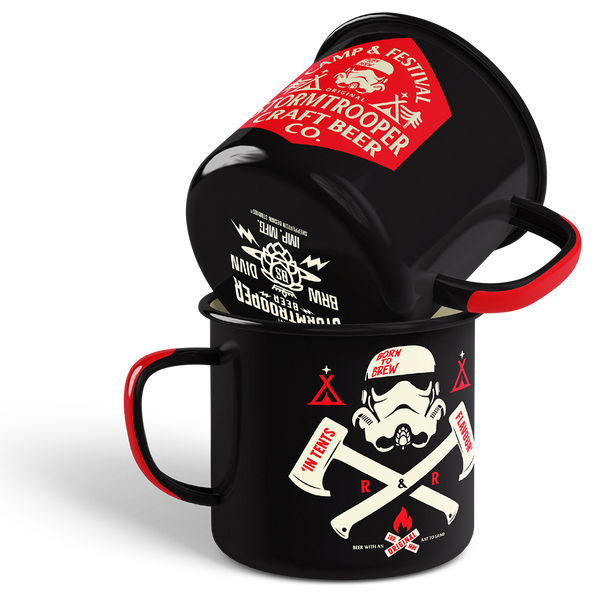 Limited Edition 'Bass Camp' Enamel Craft Beer Mug