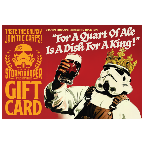 Stormtrooper Beer Gift Card